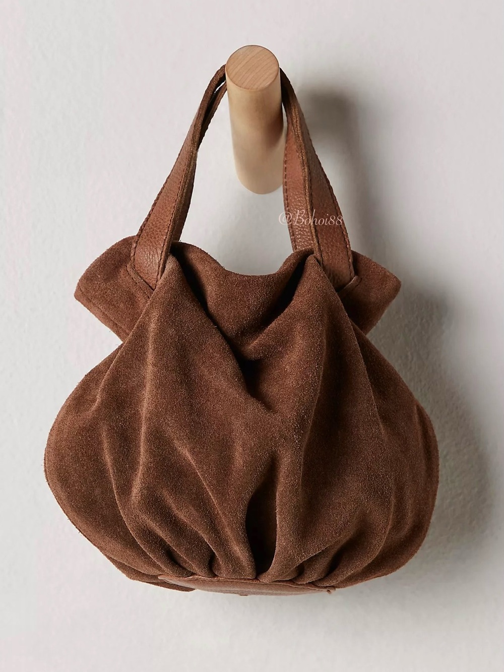 NWT Free People Suki Mini Slouchy Suede Tote Bag